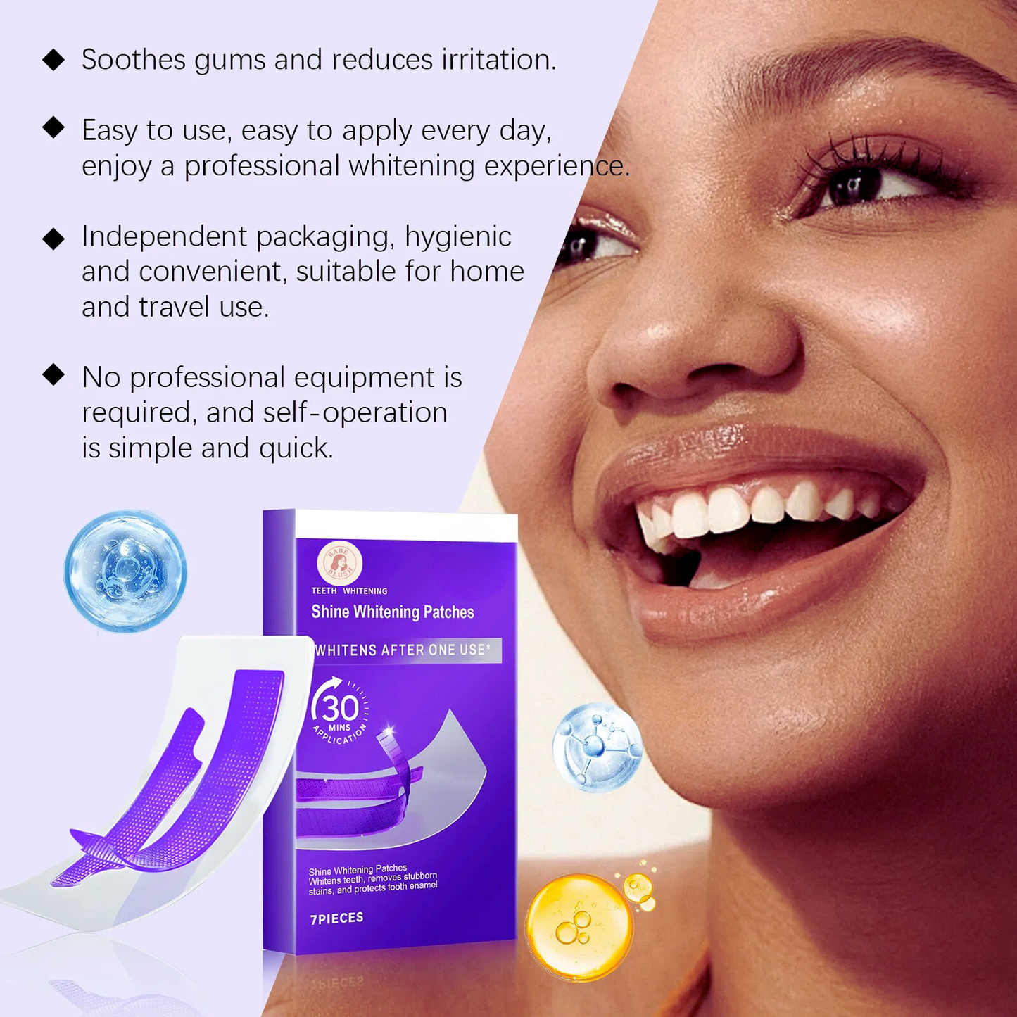 BabeBlush™ Gentle Teeth Whitening Strips