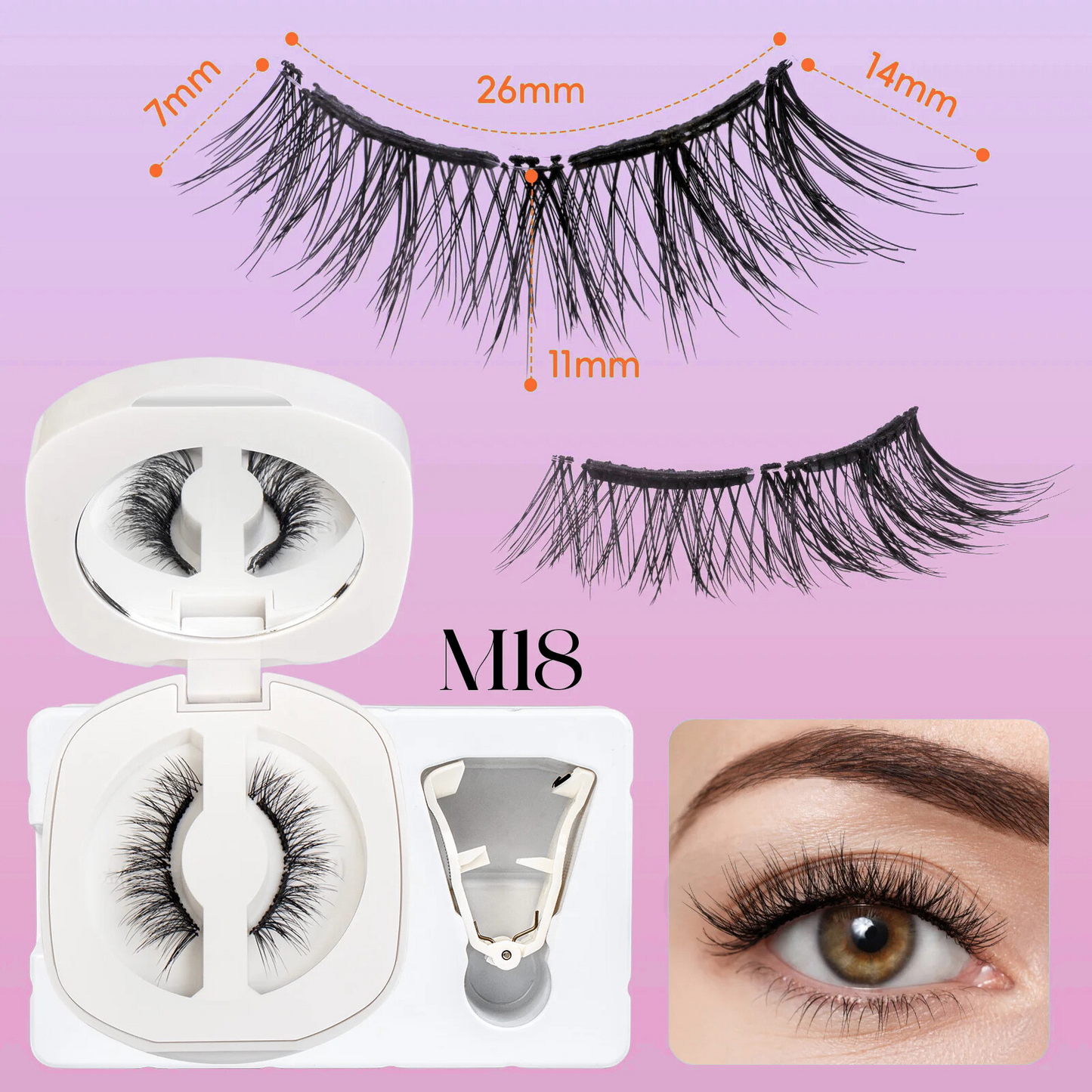 BaBeBlush™ Soft Magnetic Eyelash Kit