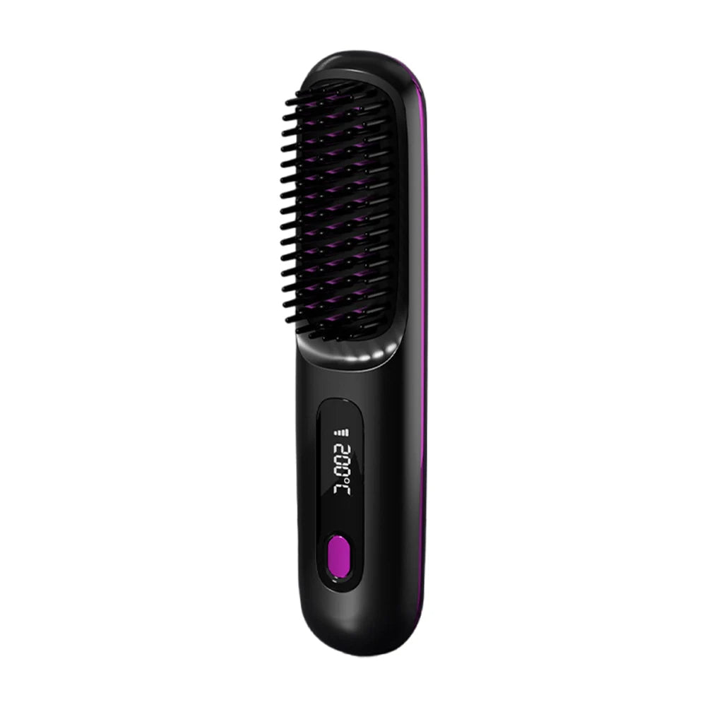 BaBeBlush™ Portable Cordless Straightener Brush