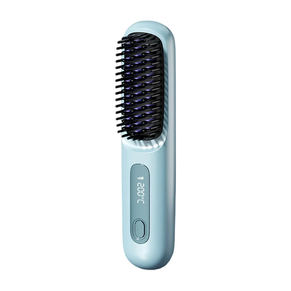 BaBeBlush™ Portable Cordless Straightener Brush