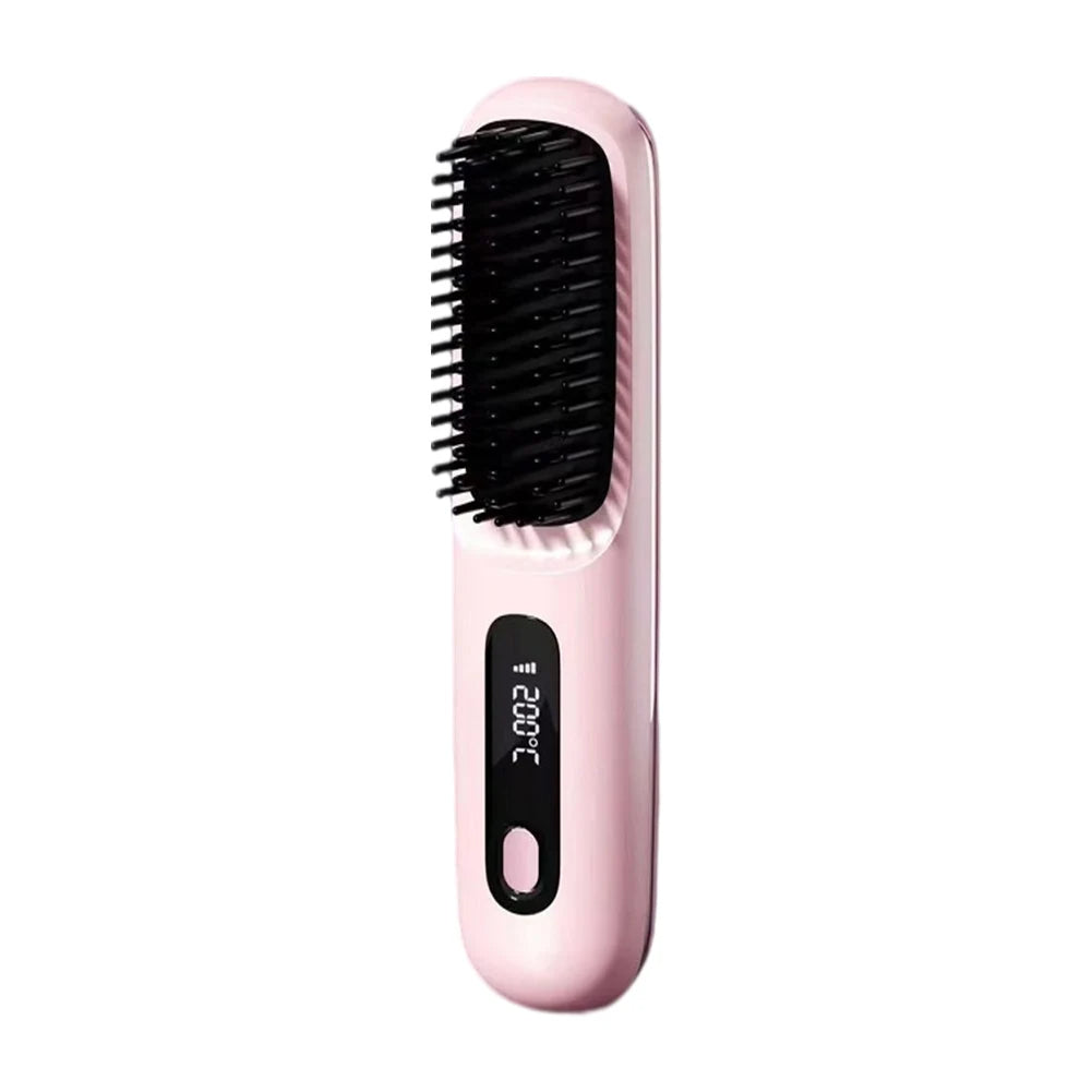 BaBeBlush™ Portable Cordless Straightener Brush