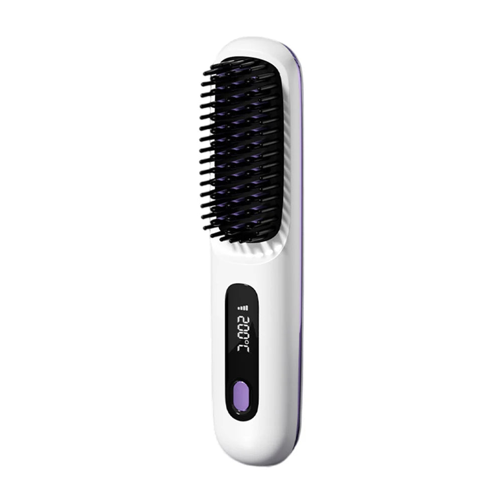 BaBeBlush™ Portable Cordless Straightener Brush