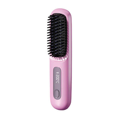 BaBeBlush™ Portable Cordless Straightener Brush